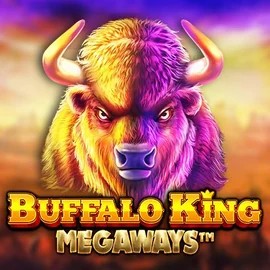 Buffalo King Megaways logo by Pragmatic Play at Chanz Casino