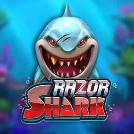 Razor Shark slot logo by Push Gaming at Chanz Casino